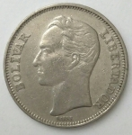 monedas de America - Venezuela -  1967 - 2 bolivares