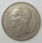 monedas de America - Venezuela -  1967 - 1 bolivar