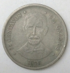 monedas de America - Rep Dominicana -  1976- 25 centimos