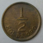 monedas de America - Per� -  1976 - 1/2 sol de oro