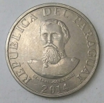 monedas de America - Paraguay -  2014 - 100 guarani
