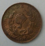 monedas de America - Colombia -  1968 - 1 centavo
