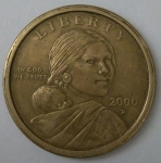 monedas de America - Estados Unidos -  2000 p 1 dollar