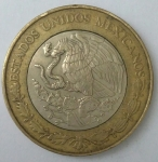 monedas de America - M�xico -  1999 -10 pesos