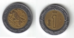 monedas de America - M�xico -  1 Peso