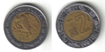 monedas de America - M�xico -  2 Pesos