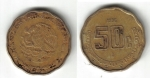 monedas de America - M�xico -  50 Centavos