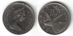 monedas de America - Canad� -  25 Centavos