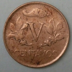 monedas de America - Colombia -  1972 - 5 centavos