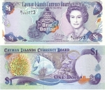 monedas de Europa - Reino Unido -  Dólar de Islas Caimán