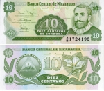 monedas de America - Nicaragua -  Cordoba
