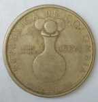 monedas de America - Colombia -  1984- 20 pesos