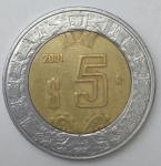 monedas de America - M�xico -  2011 - 5 pesos
