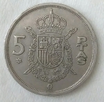 monedas de Europa - Espa�a -  1975 - 5 pesetas