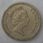 monedas de Europa - Reino Unido -  1993 one pound