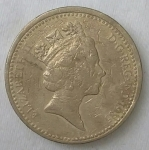 monedas de Europa - Reino Unido -  1985 one pound