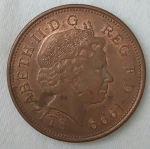 monedas de Europa - Reino Unido -  1999 two pence