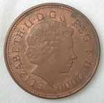 monedas de Europa - Reino Unido -  2000 two pence