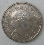 monedas de Europa - Reino Unido -  2003 five pence