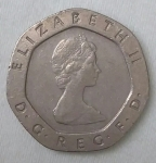 monedas de Europa - Reino Unido -  1983 twenty pence