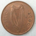 monedas de Europa - Irlanda -  2000 - 2 p