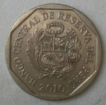 monedas de America - Per� -  2010 -1 nuevo sol
