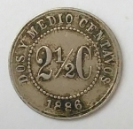 monedas de America - Colombia -  1886 venta