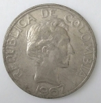 monedas de America - Colombia -  1967 venta