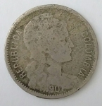 monedas de America - Colombia -  1907 p/m venta