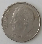 monedas de America - Estados Unidos -  2015 one dime