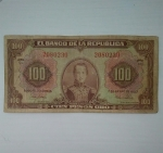 monedas de America - Colombia -  1953 - 100 pesos