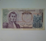 monedas de America - Colombia -  1980 - 10 pesos