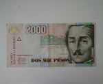monedas de America - Colombia -  2014 - 2000 pesos