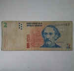 monedas de America - Argentina -  2 pesos