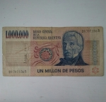 monedas de America - Argentina -  1.000.000 de pesos