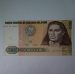 monedas de America - Per� -  1987 - 500 Intis
