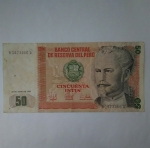 monedas de America - Per� -  1987 -50 Intis