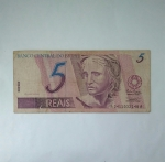 monedas de America - Brasil -  5 reais