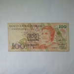 monedas de America - Brasil -  100 cruzeiros