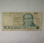 monedas de America - Brasil -  500 cruzeiros