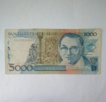monedas de America - Brasil -  5.000 cruzeiros