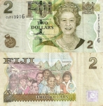 monedas de Oceania - Fiji -  Fiji 2 Dollars 2007 P-109a