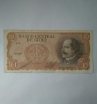 monedas de America - Chile -  Diez escudos