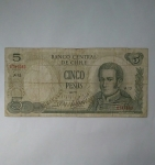 monedas de America - Chile -  1975 - 5 pesos