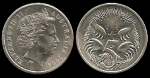 monedas de Oceania - Australia -  Australia: 5 Cents (Echidna) 2004 km401