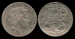 monedas de Oceania - Australia -  Australia: 20 Cents 2001 km403