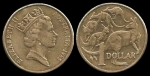 monedas de Oceania - Australia -  Australia: 1 Dollar 1985 km84