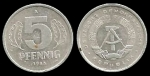 monedas de Europa - Alemania -  Alemania 5 Pfennig (small design) 1983 km9.2