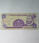 monedas de America - Nicaragua -  Un centavo de cordoba