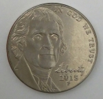 monedas de America - Estados Unidos -  2015 p dice cents